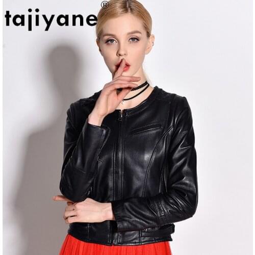Tajiyane 2021 Spring Women Korean Autumn Clothes Woman Genuine Leather Jacket Womens Real Sheepskin Coats Cuero Genuino TN2479