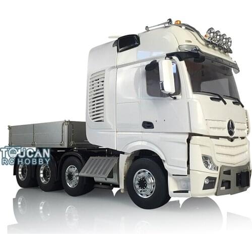 1/14 LESU Metal Chassis Hercules Cabin W/ Equipment Rack Hopper Hook for DIY Actros RC Tractor Truck THZH0718-SMT3