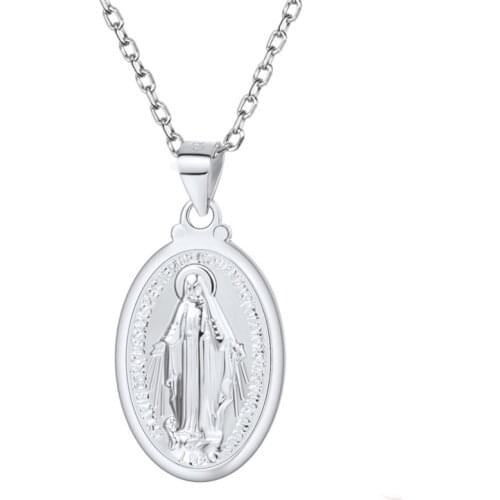 2020 New Fashion Cross Jesu Necklaces Pure Vintage Church Christian Prayer Pendant Necklaces For Women Men God Necklaces collier