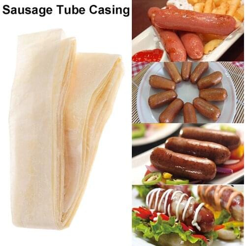 50mm Edible Sausage Casings Packaging Pork Intestine For Sausage Tube Casing for Sausage Hot Dog Hamburger Sausage Tools