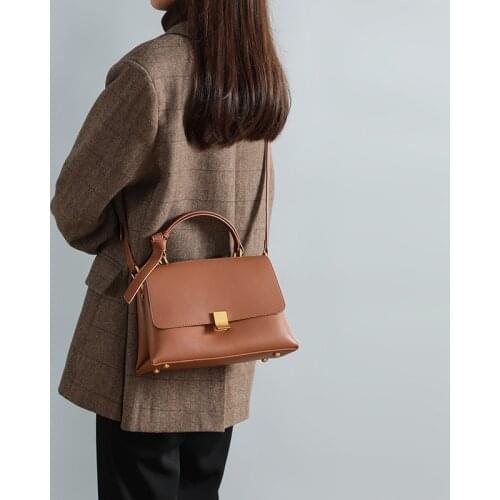 Coe Split Leather Shoulder Messenger Bag Women Bag Fashion Handbag Ladies Tote Bag