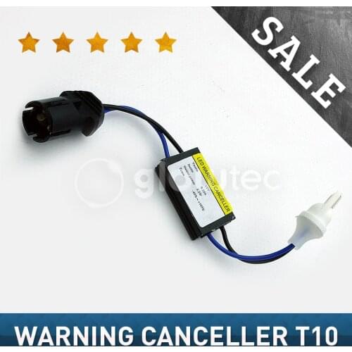 2 Pcs 12V LED Warning Canceller Decoder 501 T10 W5W NO Canbus OCB Error GLOWTEC