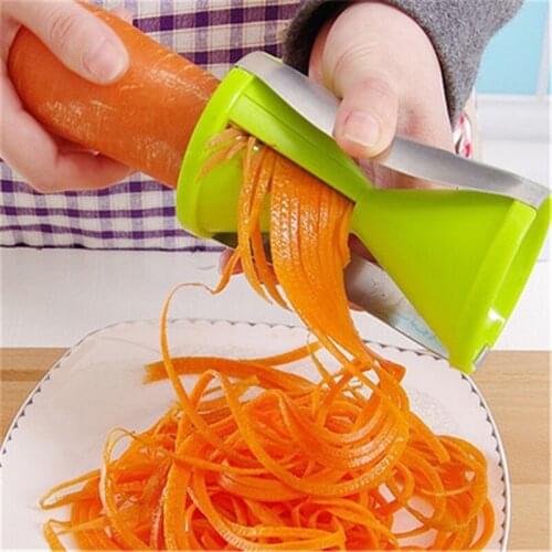 Rotating Spiral Shredder Hourglass Grater Spiral Peeler Fruit Potato Carrot Radish Slicer Kitchen Gadgets Vegetable Cutter