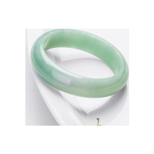 Zheru jewelry natural Burmese jade 54-64mm light green bracelet elegant princess jewelry best for mom and girlfriend