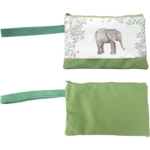 Unisex Women Zip Card Coin Holder Purse Handbag for Iphone XS plus Phone Pouch Wallet Small Bags Canvas Girl Gift Bags for Party