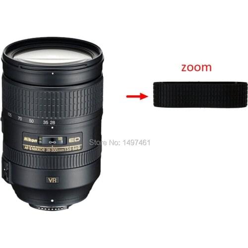Lens Zoom Rubber Ring/Rubber Grip Repair Succedaneum For Nikon AF-S 28-300mm f/3.5-5.6G ED VR lens
