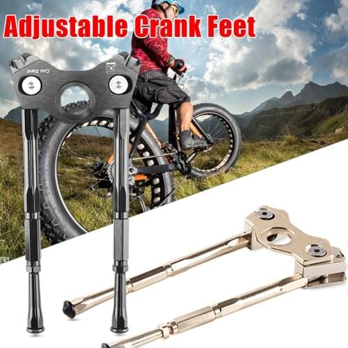 1Pcs Parking Support Stand MTB Road Bicycle Side Aluminum Alloy Adjustable Kickstand Biking Portable Dustproof Cycling Parts