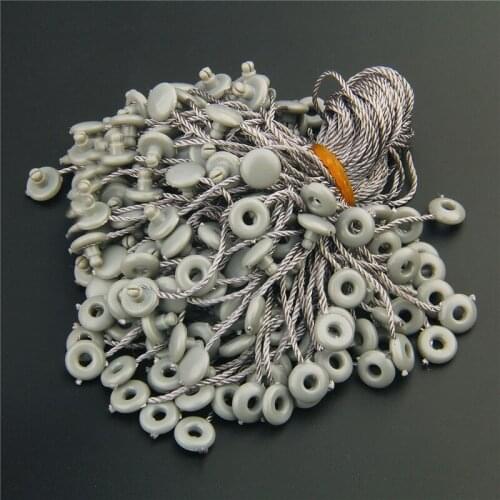 7 inches hang tag string in apparel quality hang tag string cord for garment price tag seal tag 500 pieces
