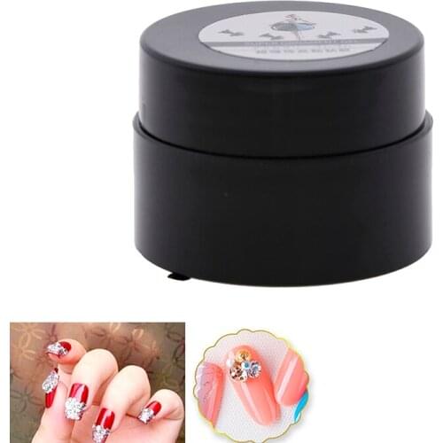 8ml 3.3*3.3 Professional Super Sticky Transparent UV Gel Nail Polish Glue Crystal Adhesives Clear Gel Nails Crafts Decor Tools