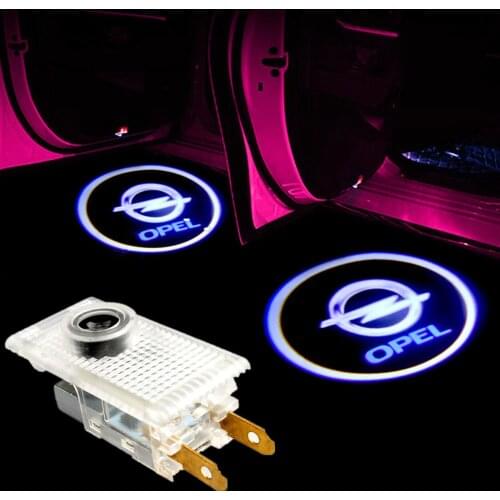 Car Styling 2PCS LED Courtesy Lamp Welcome Lights For Opel Insignia Door Logo 12V Projector Shadow Lamp Bulb Auto Accessories