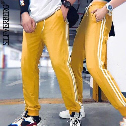 Mens Running Sweatpants Autumn Summer Solid Patchwork GYM Jogging Loose Pants Male Sports Training Oversize Trousers