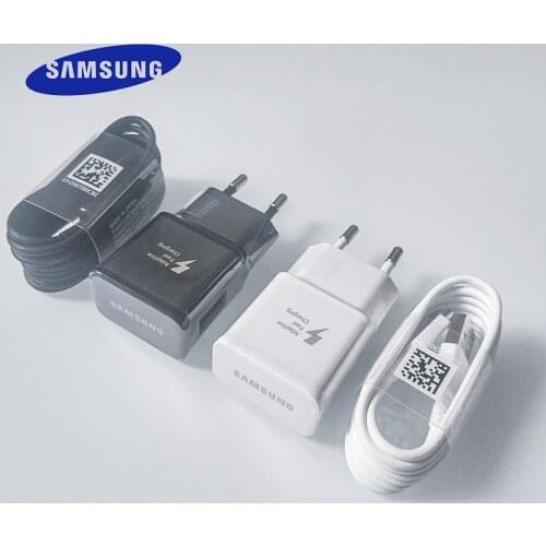 Samsung S10 S8 S9 Plus Fast Charger Power Adapter 9V1.67A Quick Charge Type C Cable for Galaxy A90 A80 A70 A60 A50 A30 Note 8 9