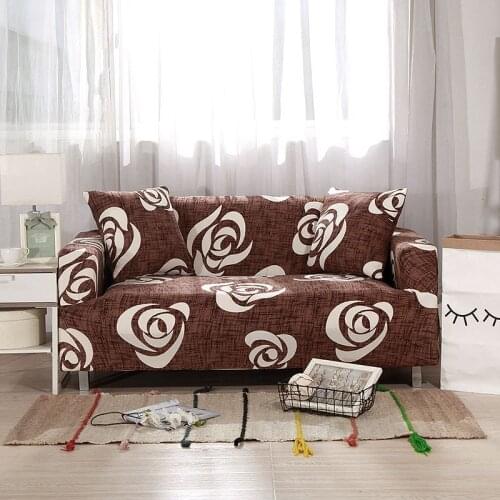 Sofa Cover Slipcover 1/2/3/4 Seater Sofa Cover Stretch Slipcovers Elastic Sofa Cover