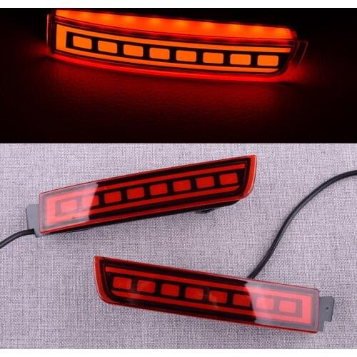 CITALL 1 Pair Left & Right Rear Bumper Fog Light Tail Driving Brake Lamp Fit for Nissan Kicks 2017 2018 2019 2020