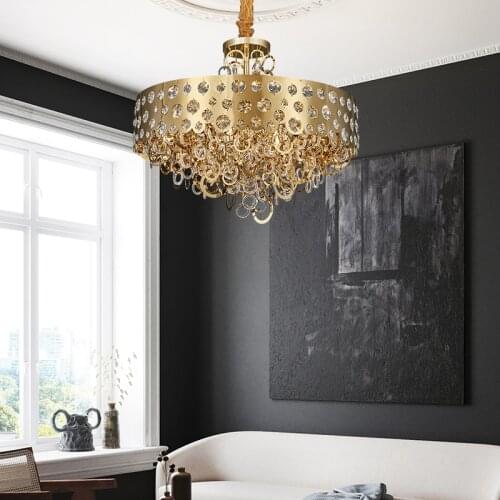 Postmodern living room decoration light luxury crystal home atmosphere dining room bedroom luxury chandelier