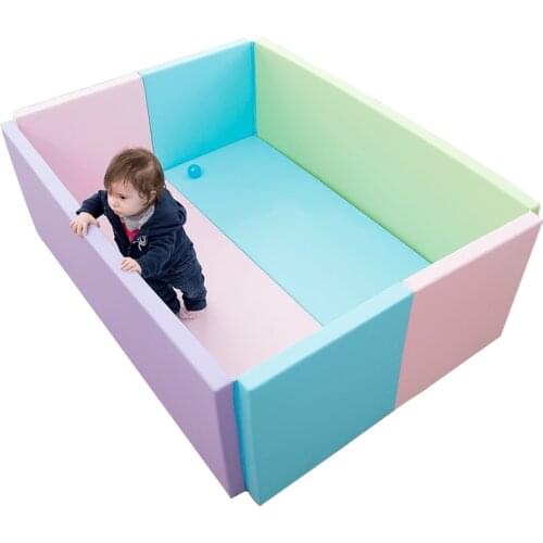 EU UPS ship No Tax Baby play fence with Crawling mat thickening home indoor anti-fall soft baby safety crawling mat fence 50cm