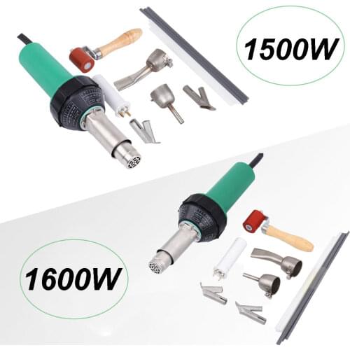 Honhill AC 220V 1500W/1600W Hot Air Torch Plastic Welder Welding Heat Gun Pistol Kit With Welder + Nozzle + PVC Plastic Rod Kit