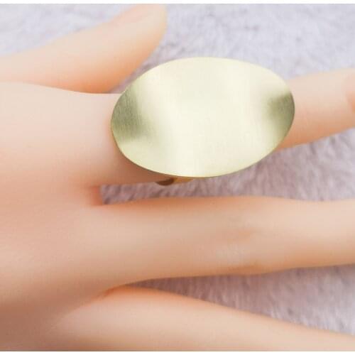 Ring Hot Sell Classic Style Gold Color Luxury Women Fashion Stainless Steel Jewelry