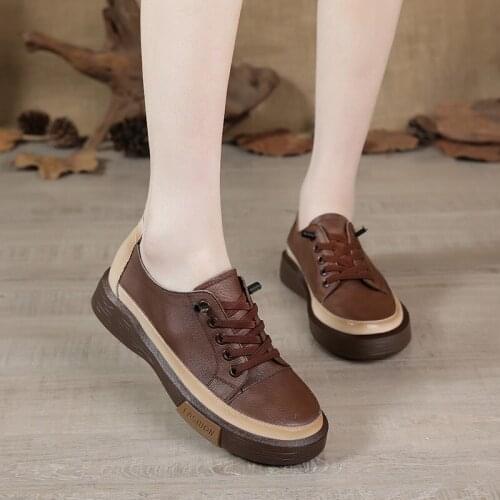 Leather Low-top Sneakers for Female Students 2021 Spring New Flat-bottomed All-match Boots Elastic Band Casual Shoes