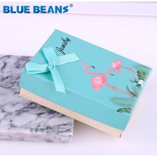 Square jewelry organizer shape box Engagement Ring For Earrings Necklace Bracelet Display Gift Boxes Holder carton bow case new
