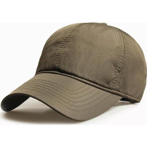 Summer mens hats outdoor leisure baseball cap sunscreen sun visor female solid color breathable quick-drying cap