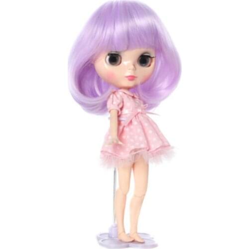Multi Trendy Wig Hairpiece Hair w/Bang for 12'' Blythe Doll DIY Making & Repair