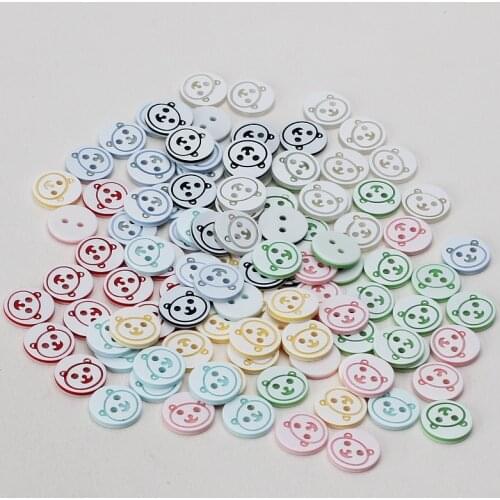 NEW Resin Childrens colored shirt cartoon buttons Sewing DIY Craft decals 2-Holes baby sweaters Clothing accessories