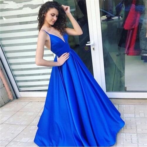NUOXIFANG Custom Made Beautiful A Line Evening Dresses Simple Dresses Prom Robe De Soiree longue 2020 China Alibaba V-Neck