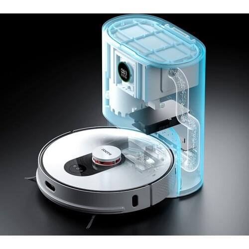 Roidmi Eve Plus Robot Vacuum cleaner Mop Cleaner Met Smart Dust Collection Ondersteuning Google Assistent Alexa App