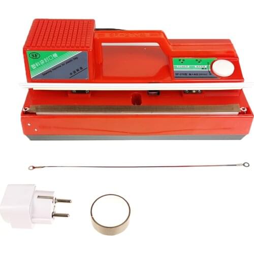 SF-270 Manual Desktop Sealing Machine Small Household Plastic Food Bag Sealing Machine