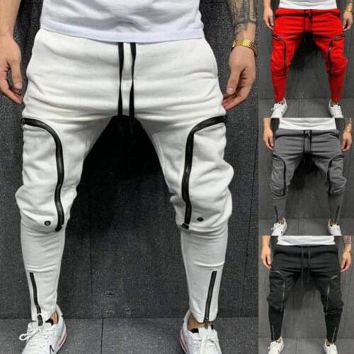 All Match Soft Solid Color Drawstring Pants for Sports Men Pants All Match Soft Solid Color Drawstring Pants for Sports