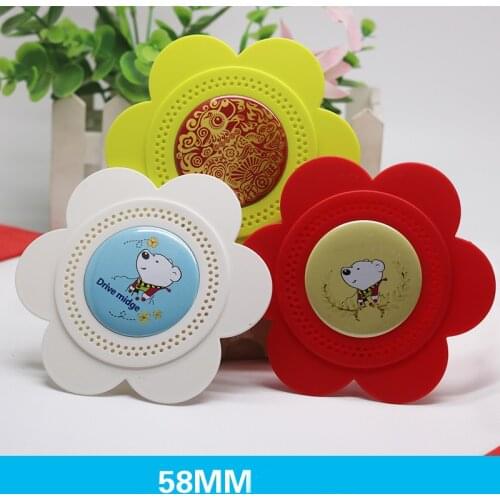 10pcs 58mm Button Badge Blank Material 58mm badges Sun flower DIY button badge supplies