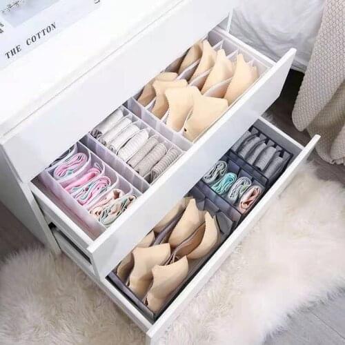 1PC Hot Practical Underwear Bra Organizer Storage Box Drawer Closet Organizers Divider Boxes For Underwear Scarves Socks Bra
