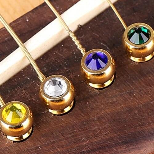 1PCS Portable Lightweight Guitar Strings Nail Better Resonance Guitar Accessories Copper Acoustic Guitar Fixed Cone Bridge Pin