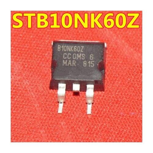 10pcs/lot 10N60 B10NK60Z SMD TO-263 In Stock