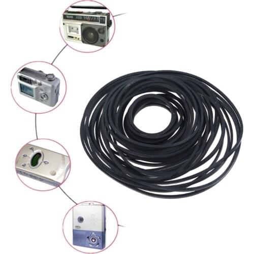 10Pcs Drive Square Belts Rubber DVD Cassette Tape Recorder Turntable Strap 1.5mm Y98A