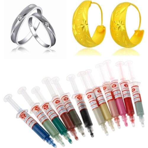 12Pcs 5 Gram Metal Polishing Compound Diamond Polishing Lapping Paste Compound Dried Flower Resin Decorative DIY Hand Crafts