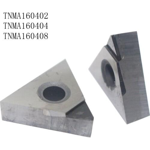 2Pcs TNMA160402 TNMA160404 TNMA160408 PCD CBN Diamond Inserts Blade External Turning Tool Lathe Tool For CNC turning cutter