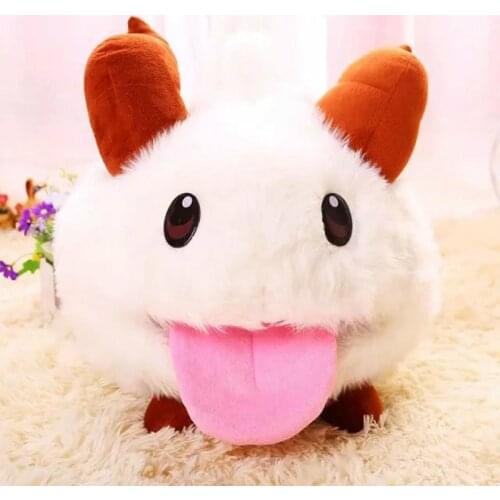 25cm League Of Heroes Poro Plush Dolls Ice And Snow Festival Snowdown Lol Cartoon Cute Game Soft Stuffed Plush Kids Toys Doll
