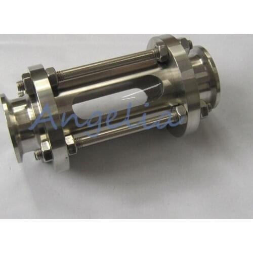 3" Flow Stainless Steel 304 Tri Clamp Sanitary Sight Glass OD 91mm With Protective Cover