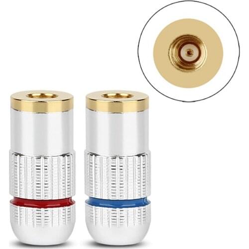 Areyourshop 1 Pair MMCX Female Earphone Headset Cable Wire Connector For UE900 SE535 SE215 W20 Black