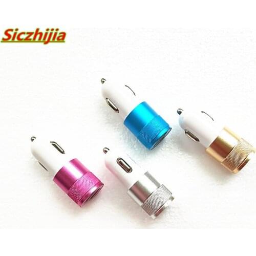 Dual USB aluminum alloy 2.1a car cigarette lighter adapter car charger for Jaguar XF XJS XJ XK S-TYPE X-TYPE XJ8 XJL XJ6