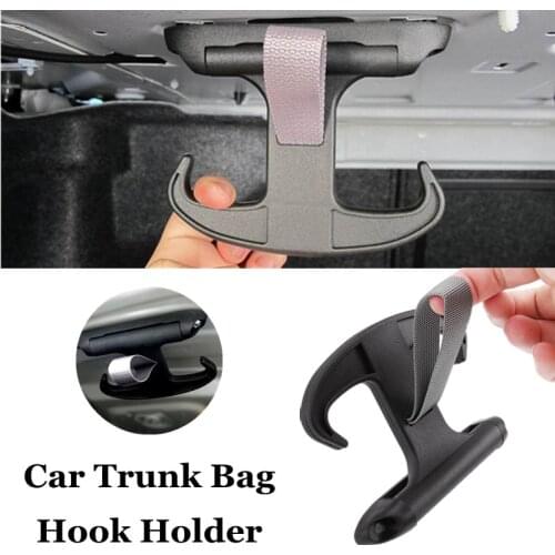 Car Auto Trunk Bag Hook Hanger Holder High Strength Plastic Hooks Hook Black Trunk Portable storage car stuff jeep accessories