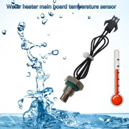 NTC Thermistor Temperature Sensor Probe Head M8 Thread Probe Cable Wall Mounted Tube Clamp Type