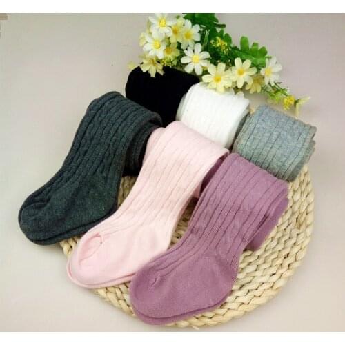 Spring and Autumn Cotton Baby Tights The same European version of baby mahogany pantyhose for children LKW001