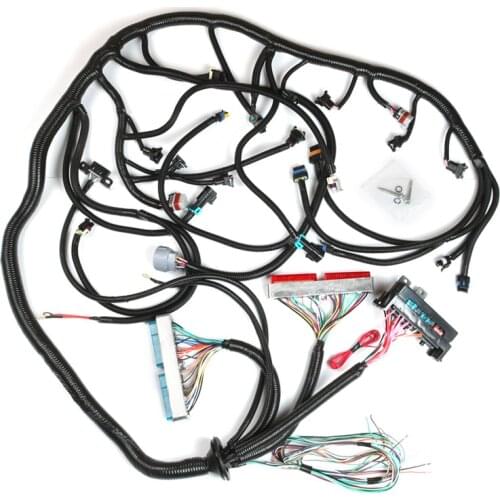 For Drive by Cable LS1 Engines 4.8 5.3 6.0 1997-2006 Replacement Standalone Wiring Harness with 4L60E LS1-4L60E