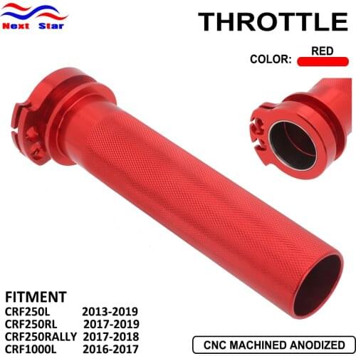 Motorcycle CNC Twister Throttle Tube For Honda CRF250L 250RL 250RALLY 1000L CRF 250 L RL RALLY 1000L 13 14 15 16 17 18 19