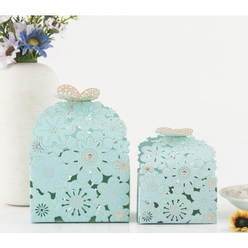 10pcs Paper Dragees Candy Box Hollow Butterfly European Style Gift Box Deco Mariage Wedding Favors Boite Cardboard Chocolate Box