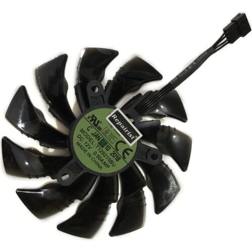 95mm T129215BU GPU VGA Cooler For GIGABYTE GTX 1080 8G 11Gbps GTX 1070 Xtreme Edition AORUS GTX 1080 Ti Graphics Card Cooling