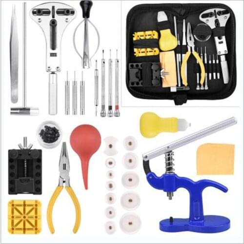 187pcs Professional Watch Repair Tool Kit Watch Link Pin Remover Case Opener Pry Spring Bar Remover Horlogemaker Gereed Repair